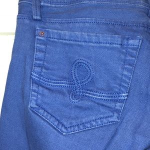 Lilly Pulitzer royal blue denim pant, size 4